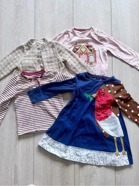 Boden 2T Girls Bundle Dress Cardigan Tops 4 Pc